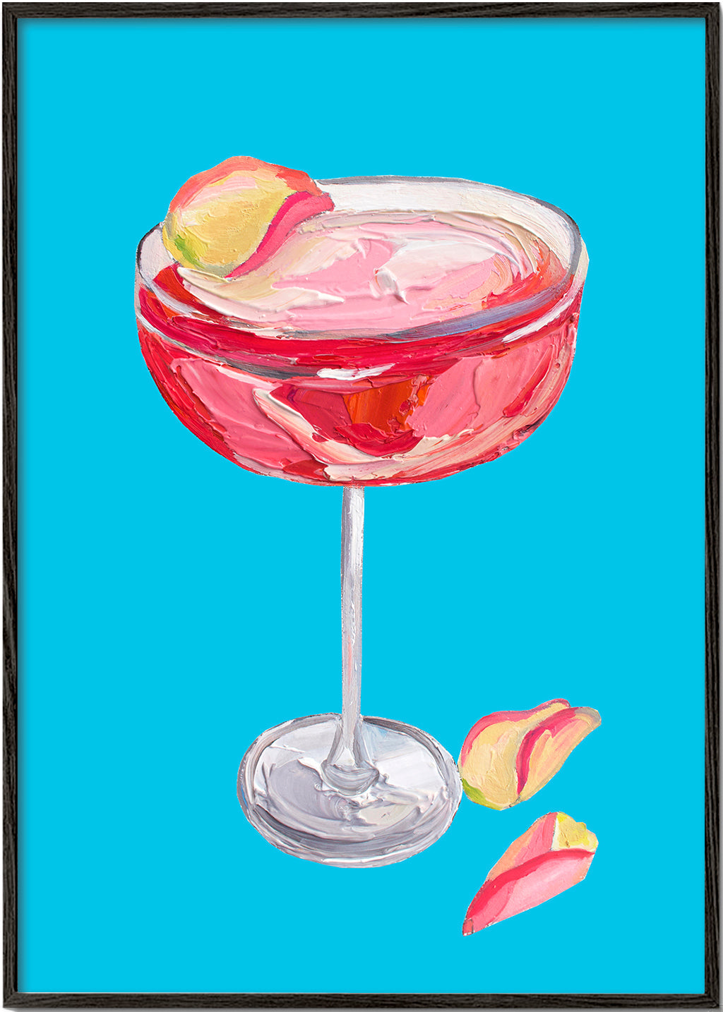 Sparkling Rose Gin Cocktail