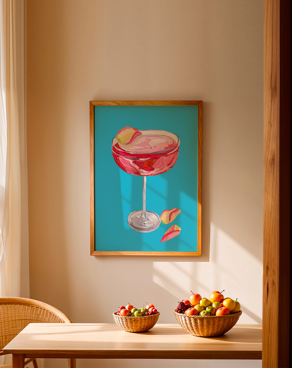 Sparkling Rose Gin Cocktail