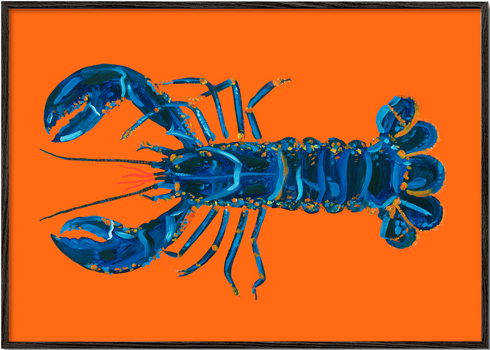 Lobster On Orange