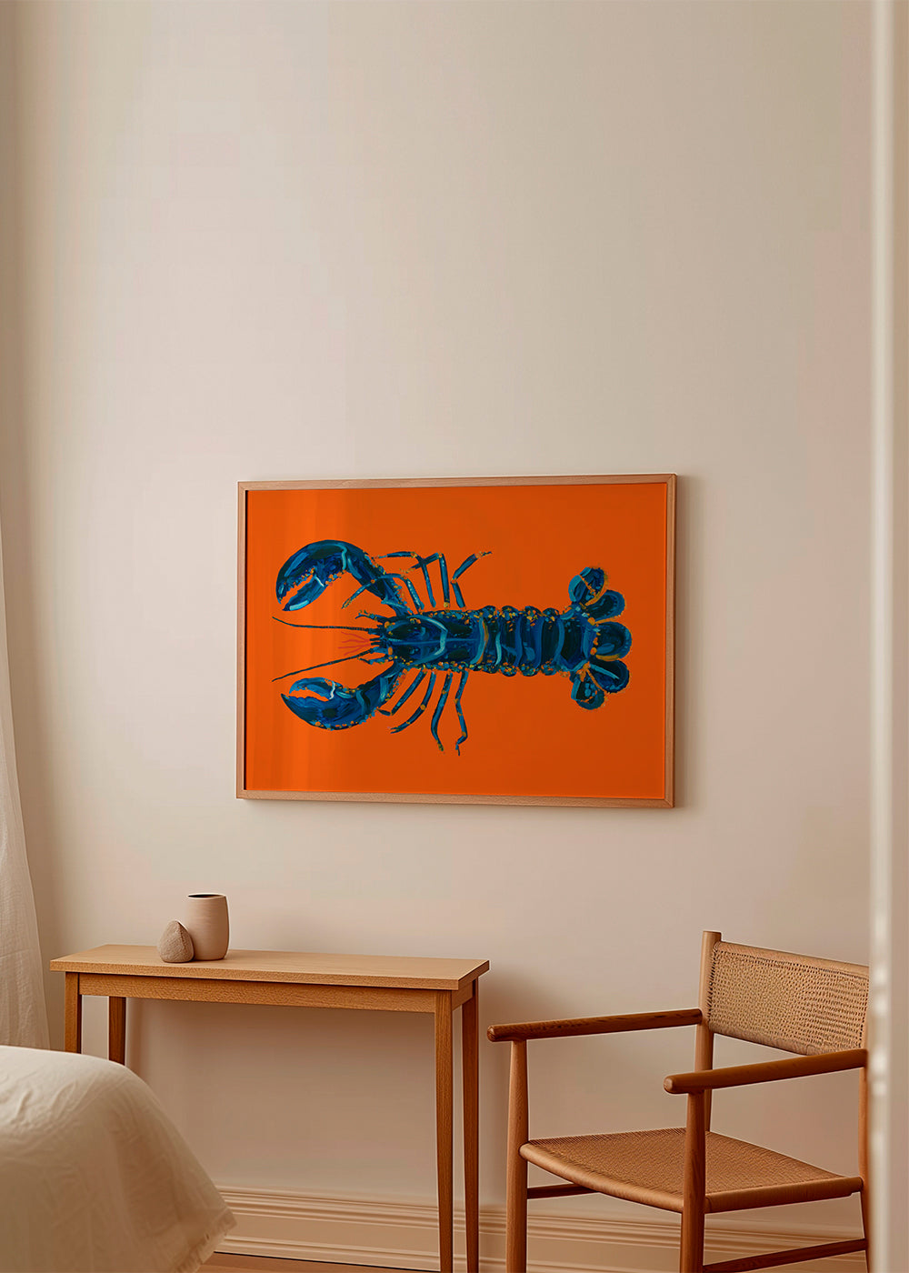 Lobster On Orange