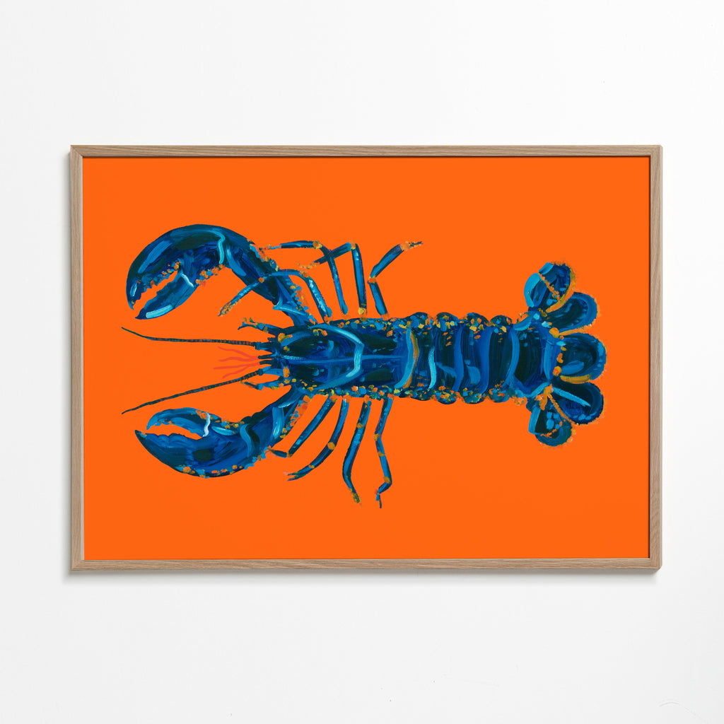 Lobster On Orange