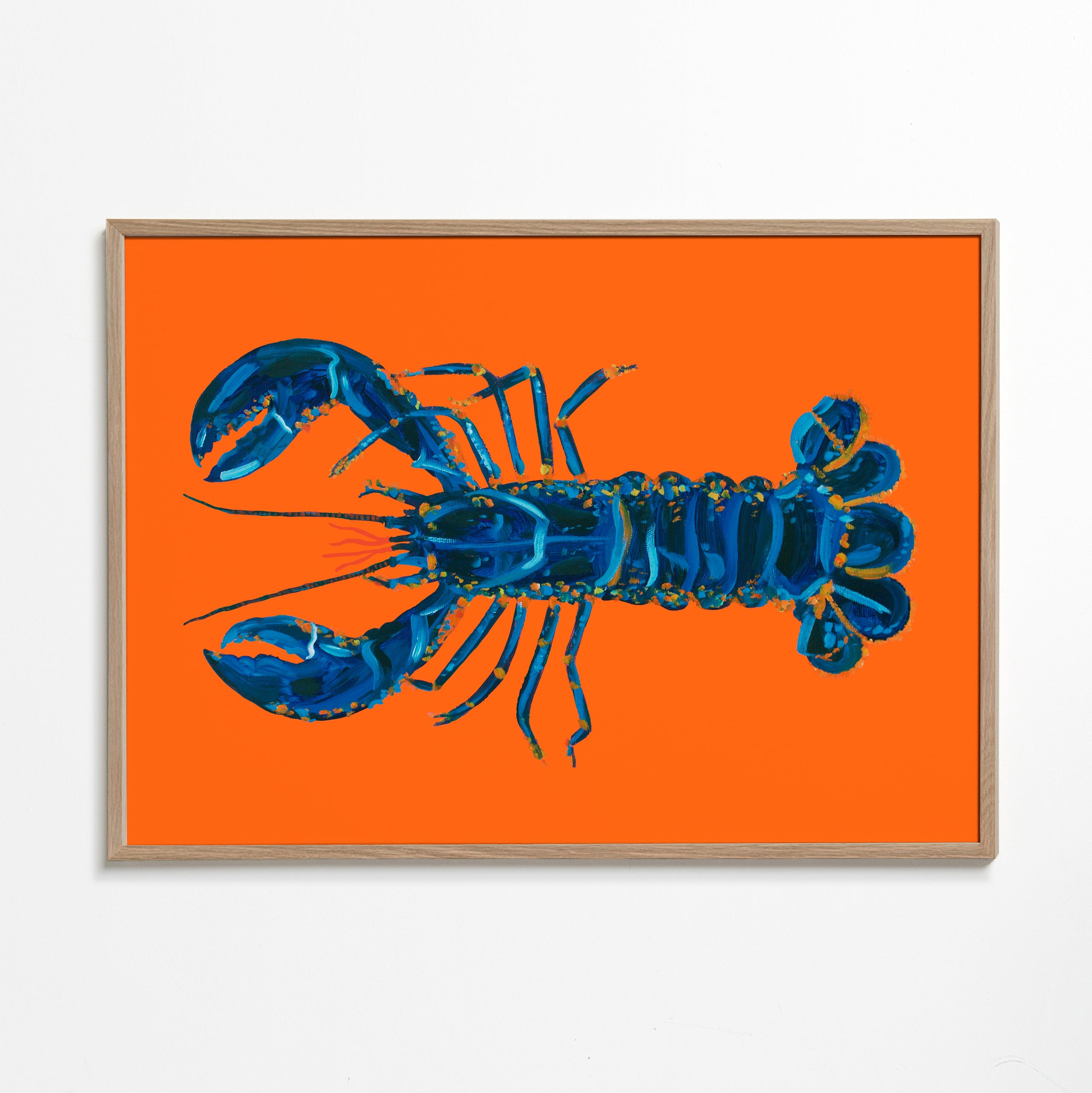 Lobster On Orange