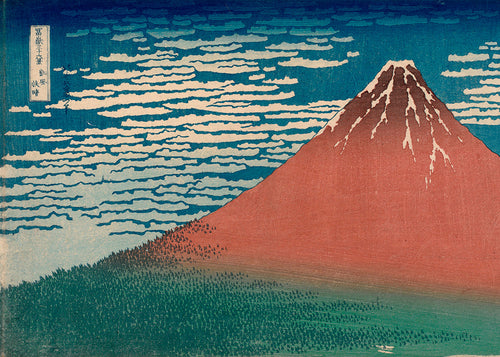 Red Fuji - Katsushika Hokusai