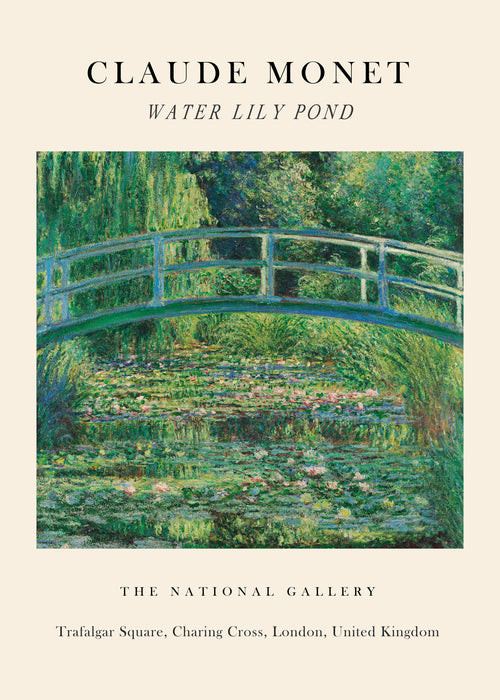 Water Lily Pond Exhibition - Claude Monet - Unframed art print