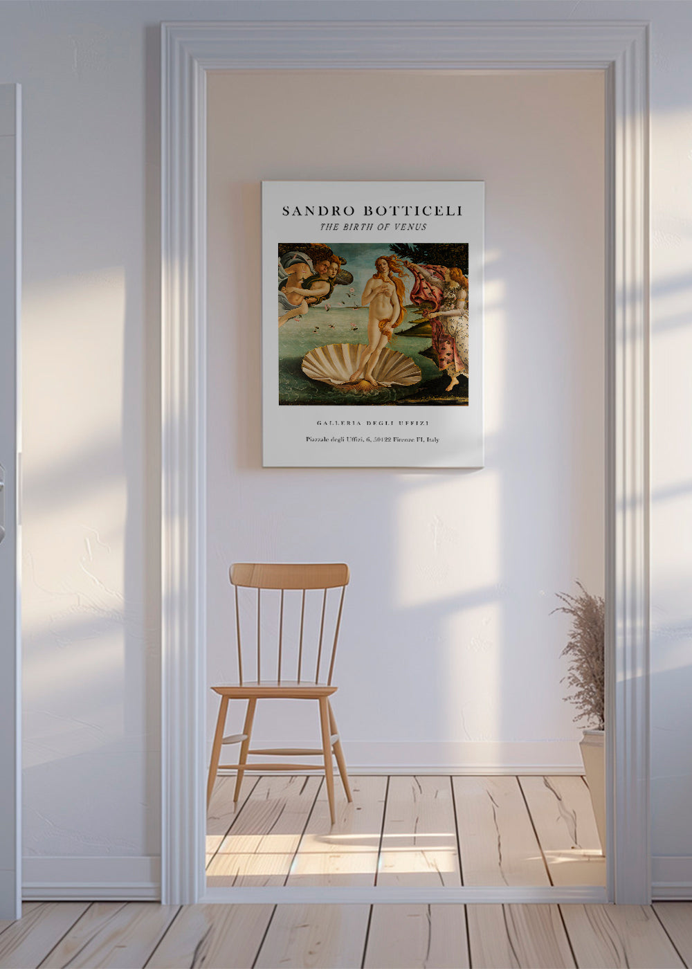 La Nascita di Venere Exhibition White - Sandro Botticelli