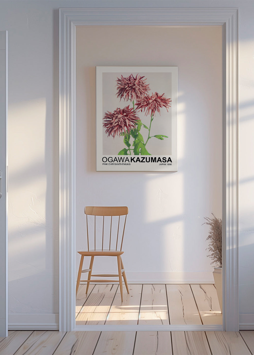 Pink Chrysanthemums (Special Edition) - Ogawa Kazumasa