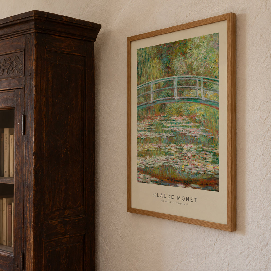 The Water Lily Pond (Special Edition) - Claude Monet - Framed poster detail