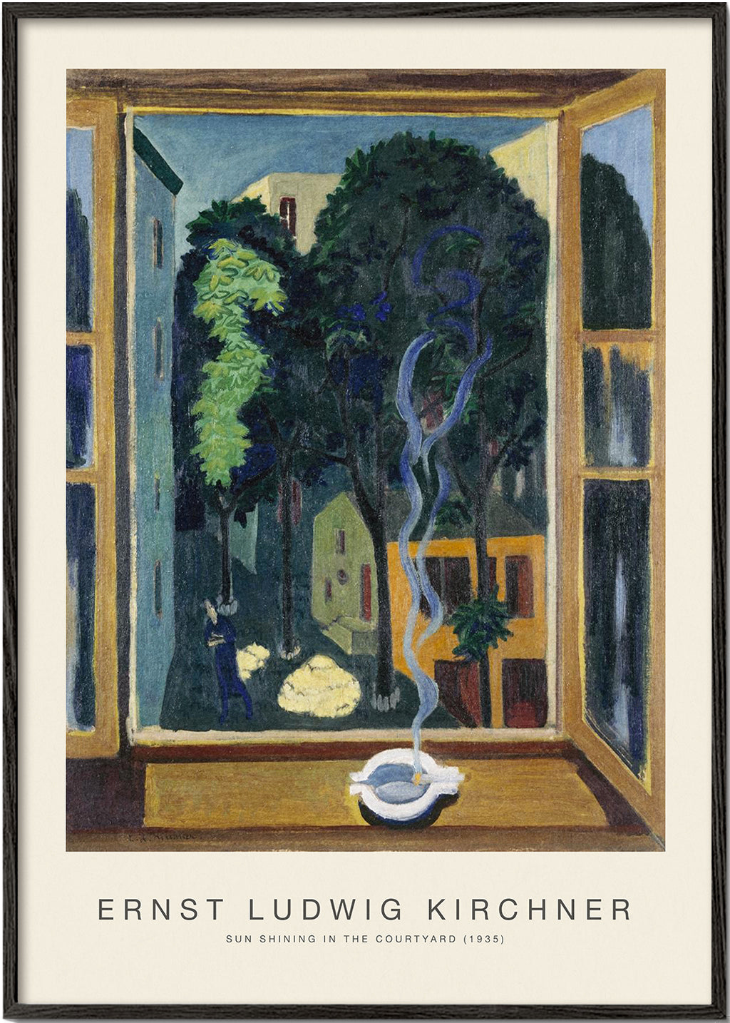 Sun Shining in the Courtyard (Special Edition) - Ernst Ludwig Kirchner