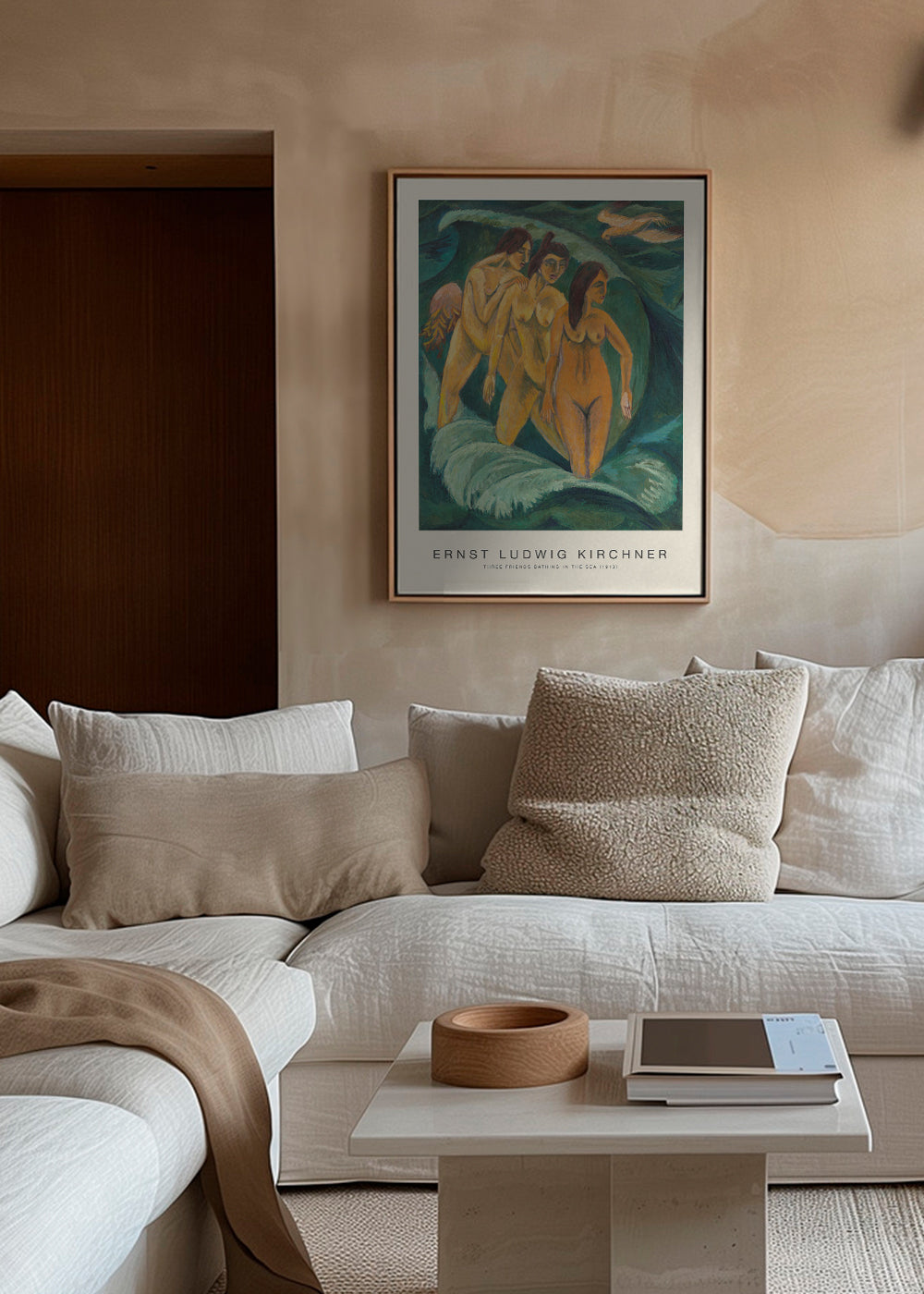 Three Friends Bathing in the Sea (Special Edition) - Ernst Ludwig Kirchner