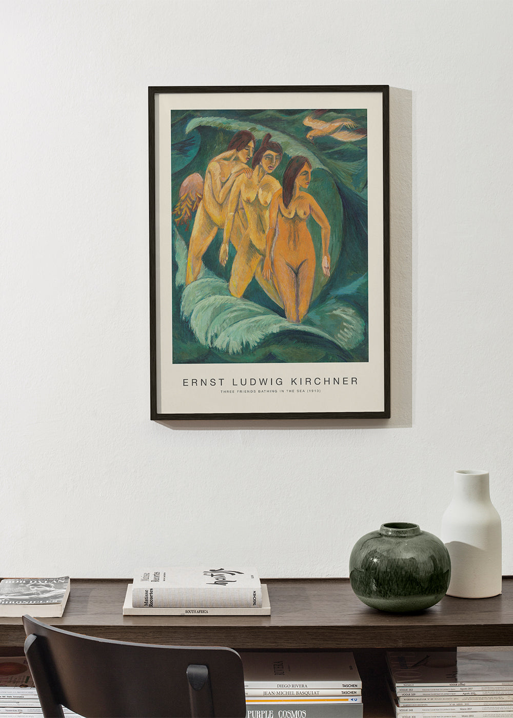 Three Friends Bathing in the Sea (Special Edition) - Ernst Ludwig Kirchner