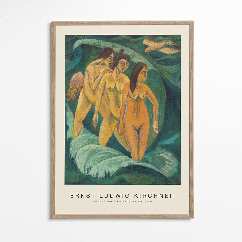 Three Friends Bathing in the Sea (Special Edition) - Ernst Ludwig Kirchner