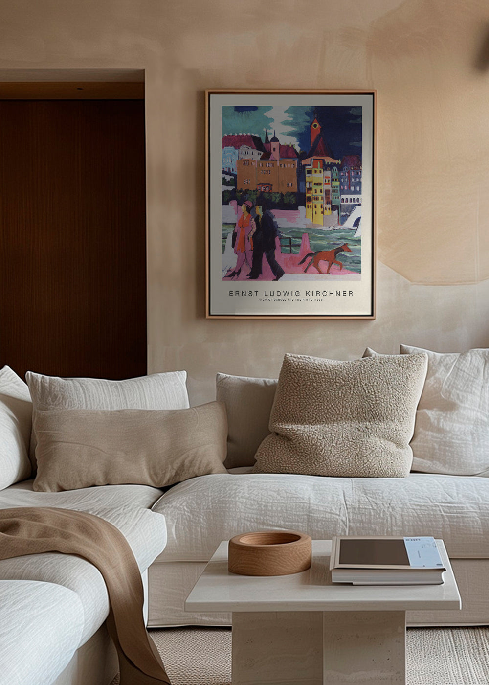 View of Basel & The Rhine (Special Edition)- Ernst Ludwig Kirchner