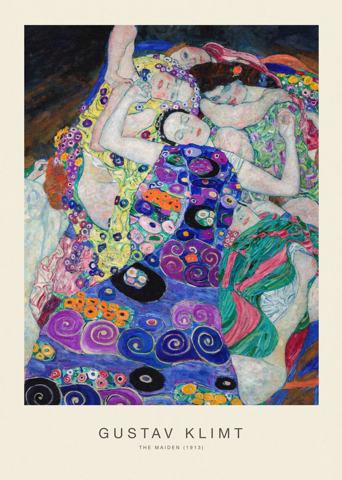 The Maiden (Special Edition) - Gustav Klimt - Unframed art print