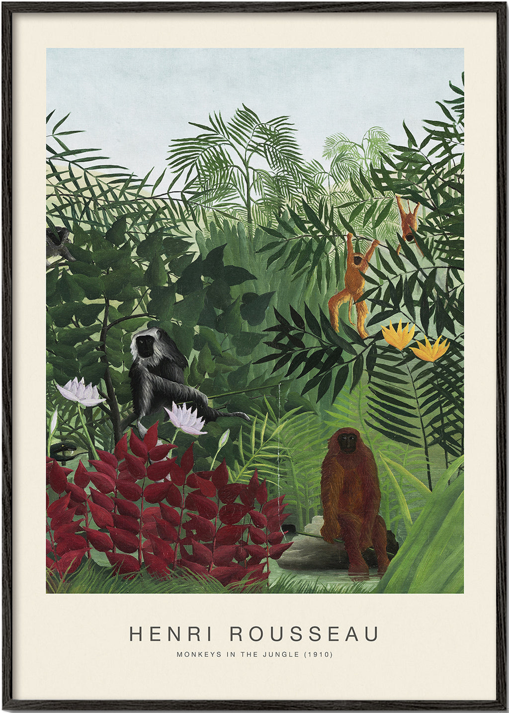 Monkeys in the Jungle (Special Edition) - Henri Rousseau