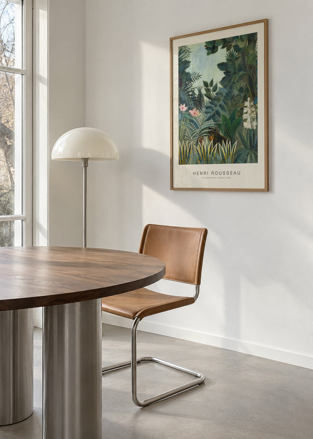 The Equatorial Jungle (Special Edition) - Henri Rousseau - Framed poster in an interior
