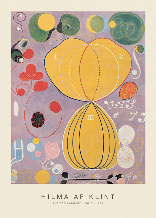 The Ten Largest, No.7 (Special Edition) - Hilma af Klint - Unframed art print