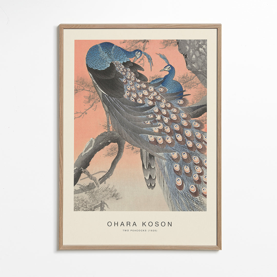 Two Peacocks (Special Edition) - Ohara Koson