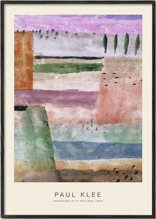 Landscape with Poplars (Special Edition) - Paul Klee