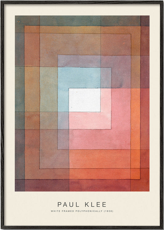 White Framed Polyphonically (Special Edition) - Paul Klee