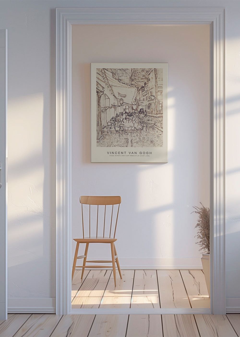 Study Sketch for Cafe? Terrace at Night (Special Edition) - Vincent van Gogh