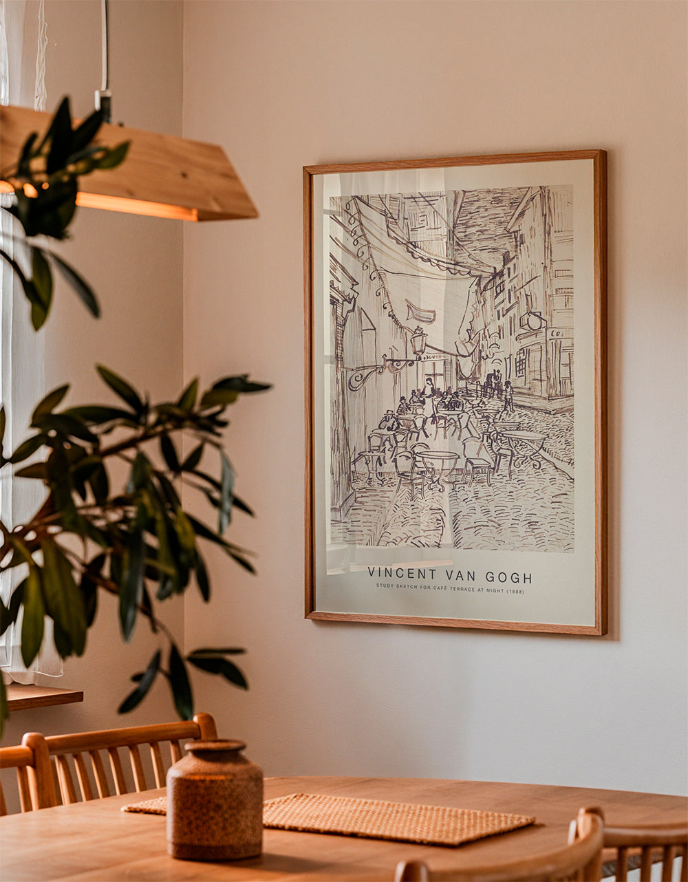 Study Sketch for Cafe? Terrace at Night (Special Edition) - Vincent van Gogh