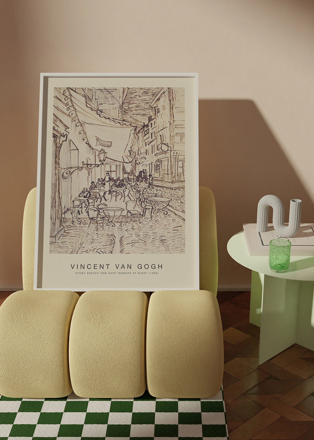 Study Sketch for Cafe? Terrace at Night (Special Edition) - Vincent van Gogh