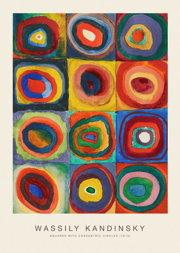 Squares with Concentric Circles (Special Edition) - Wassily Kandinsky