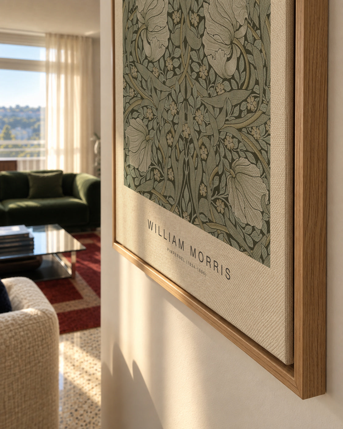 Pimpernel (Special Edition) - William Morris - Framed canvas detail