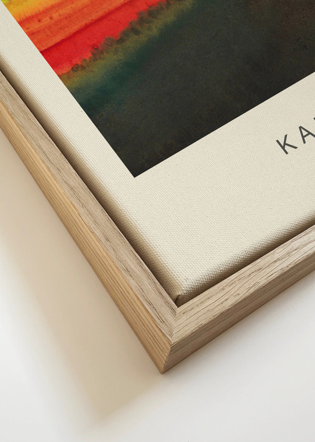 Colour Study No.10 - Karl Wiener - Framed canvas detail