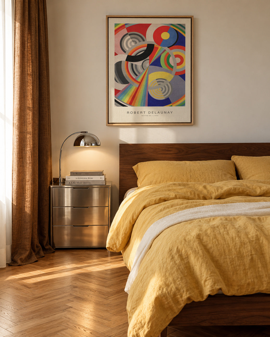 Rhythm No.1 (Special Edition) - Robert Delaunay - Framed canvas in an interior