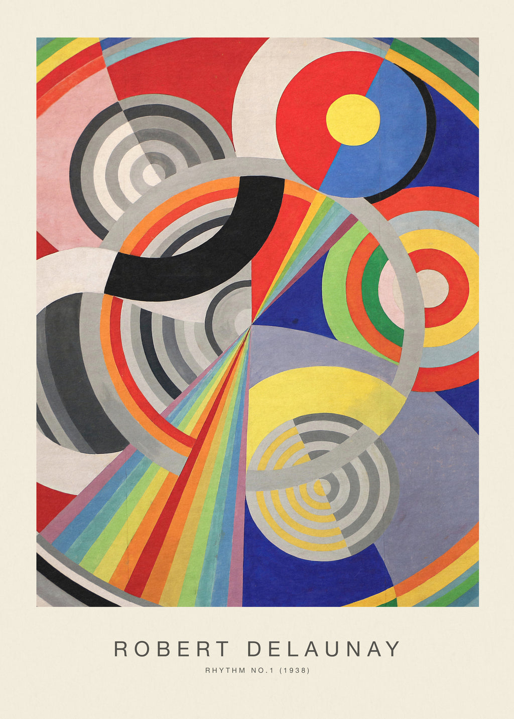 Rhythm No.1 (Special Edition) - Robert Delaunay - Unframed art print