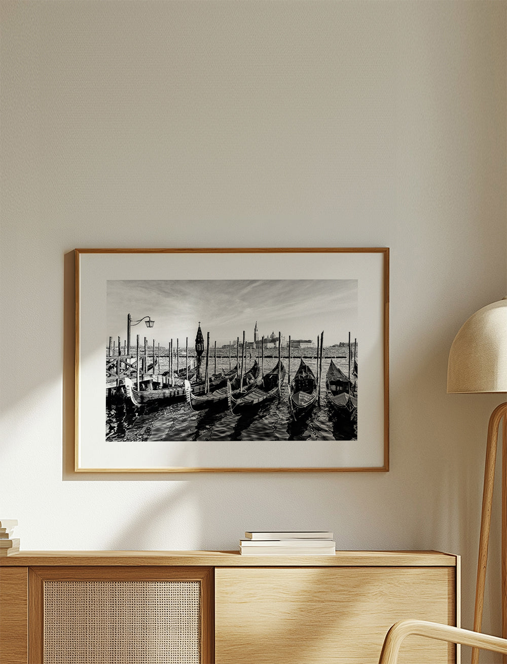 Black Venice - Gondolas for San Giorgio Maggiore
