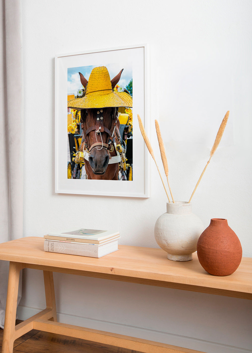 Cuadro de caballo con sombrero amarillo – Product3