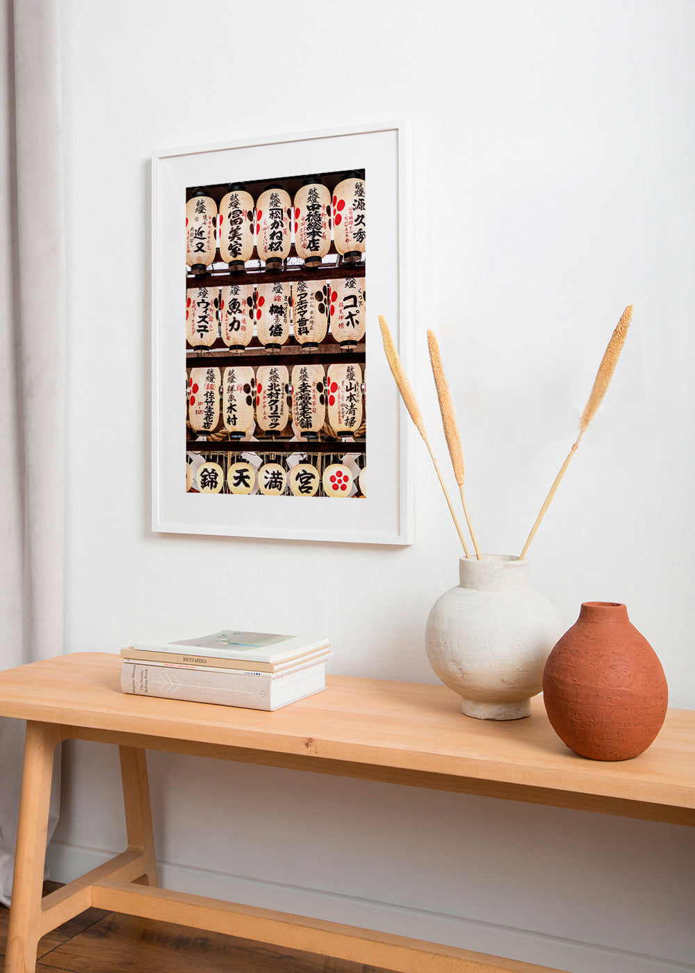 Fotografía de farolillos japoneses en fila – Product2