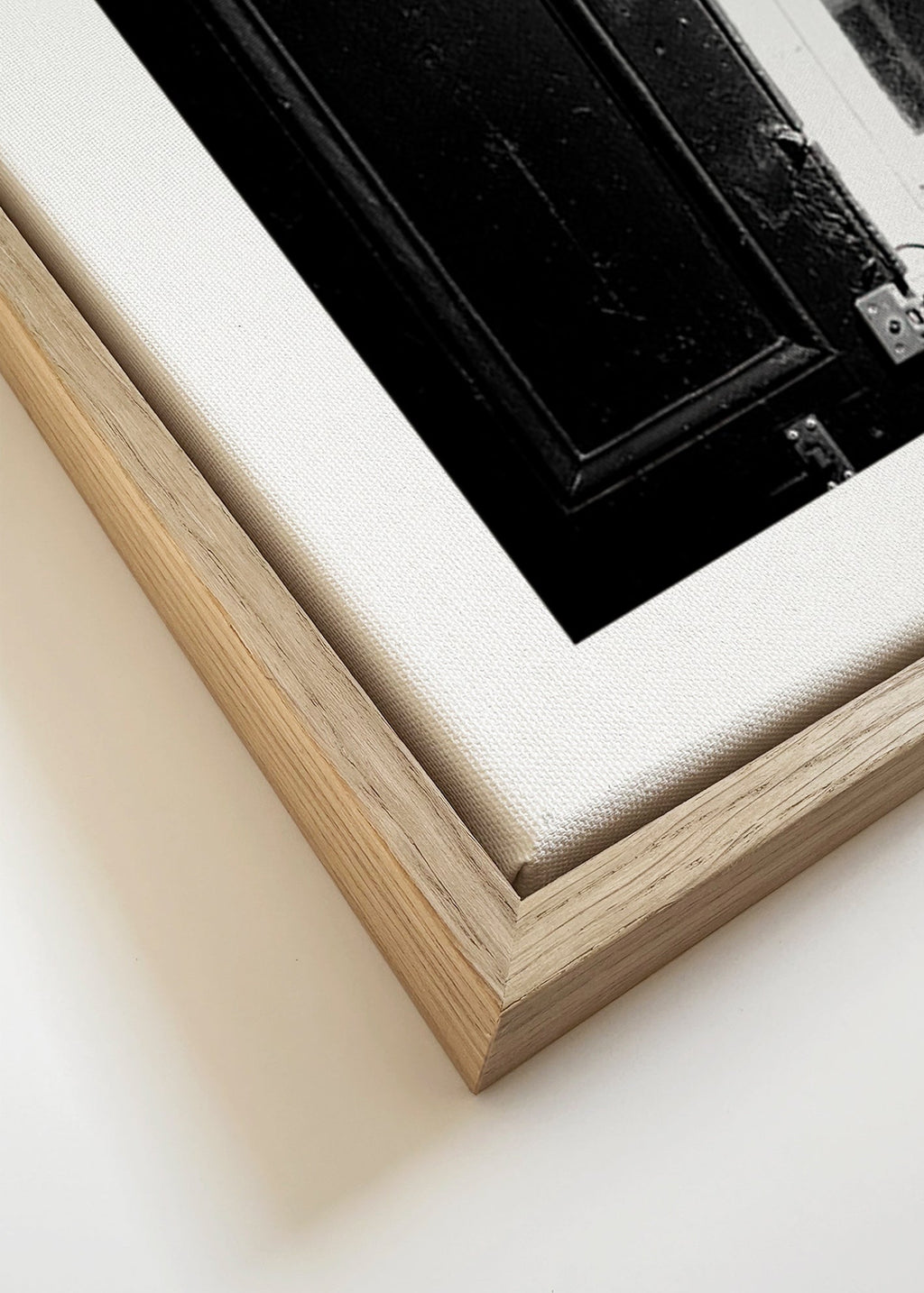 Cuadro de cocina con letrero New Orleans en blanco y negro – Canvas detail