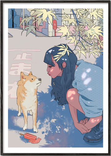 Girl & the Shiba