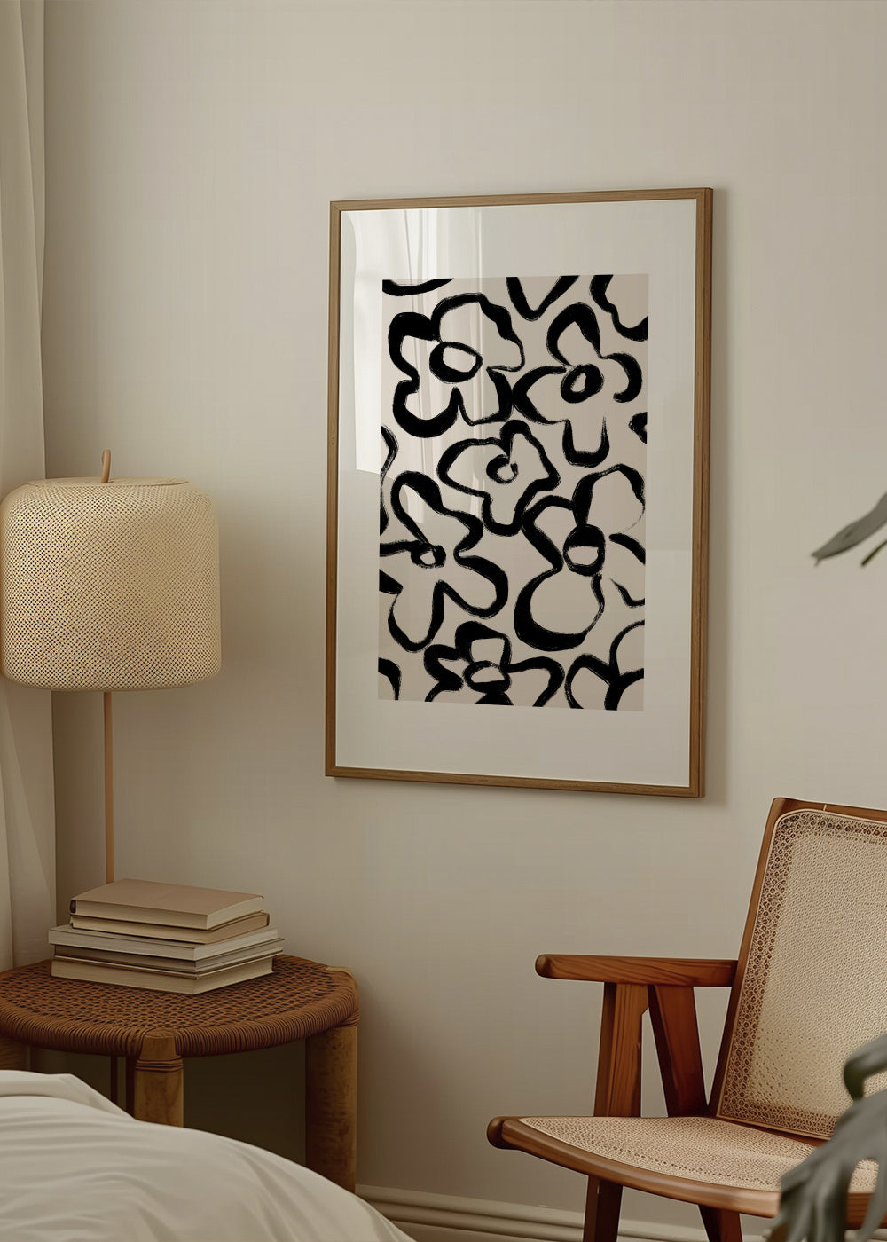 Bold and beautiful - Framed poster in an interior