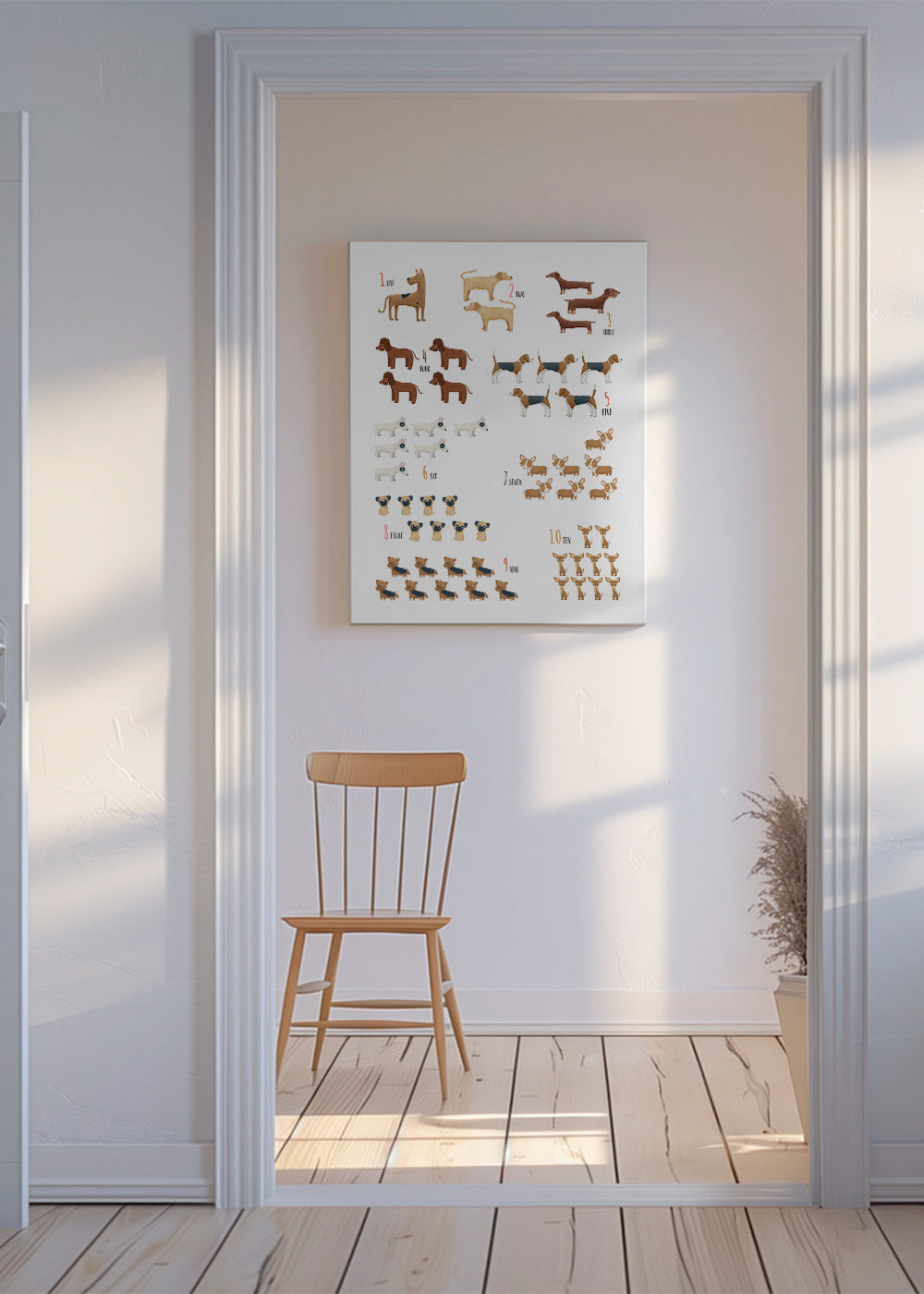 Numeros del 1 al 10 (perros)