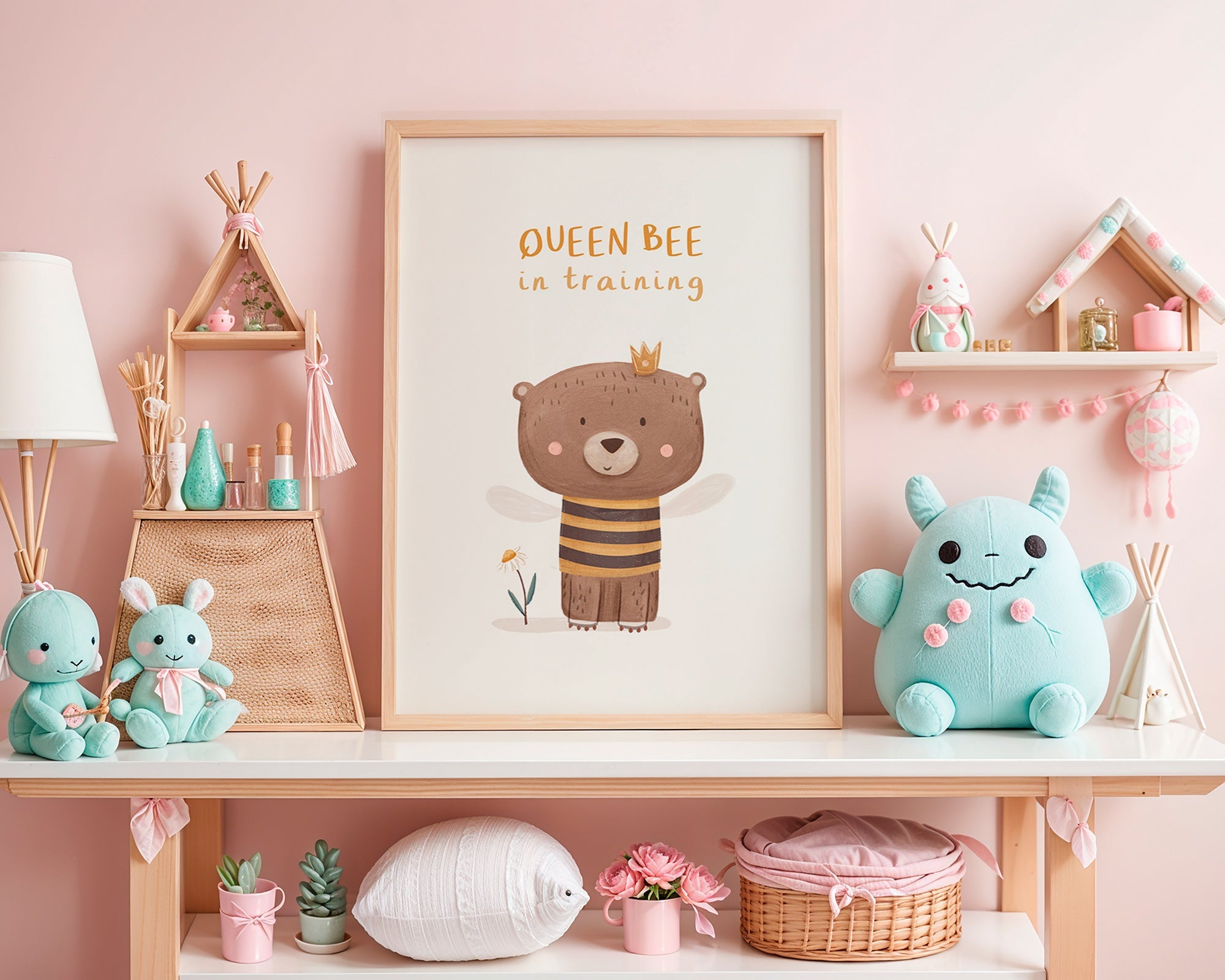 Lámina infantil con oso abeja – Product2