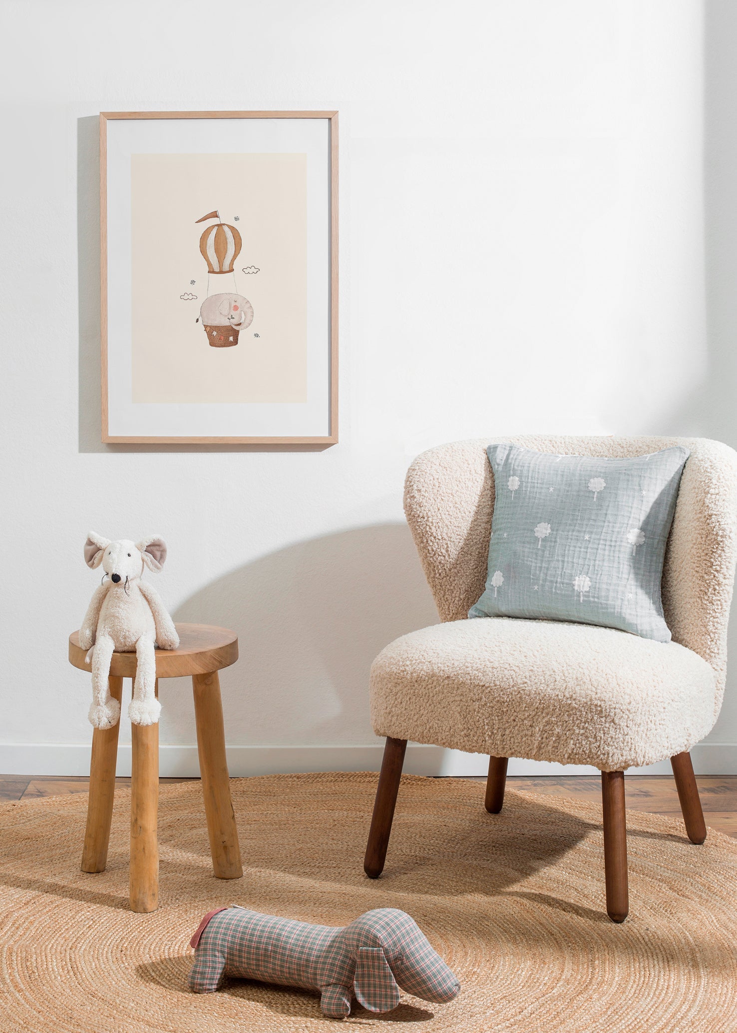 Lámina infantil con elefante en globo – Product3