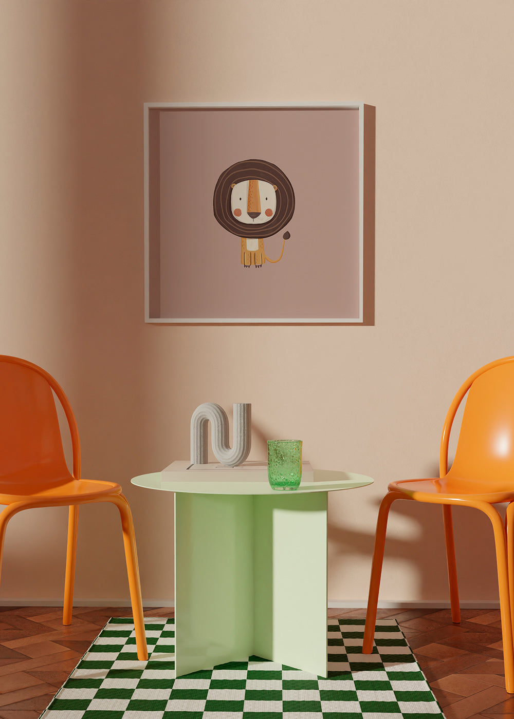 Lámina infantil con león minimalista – Product3