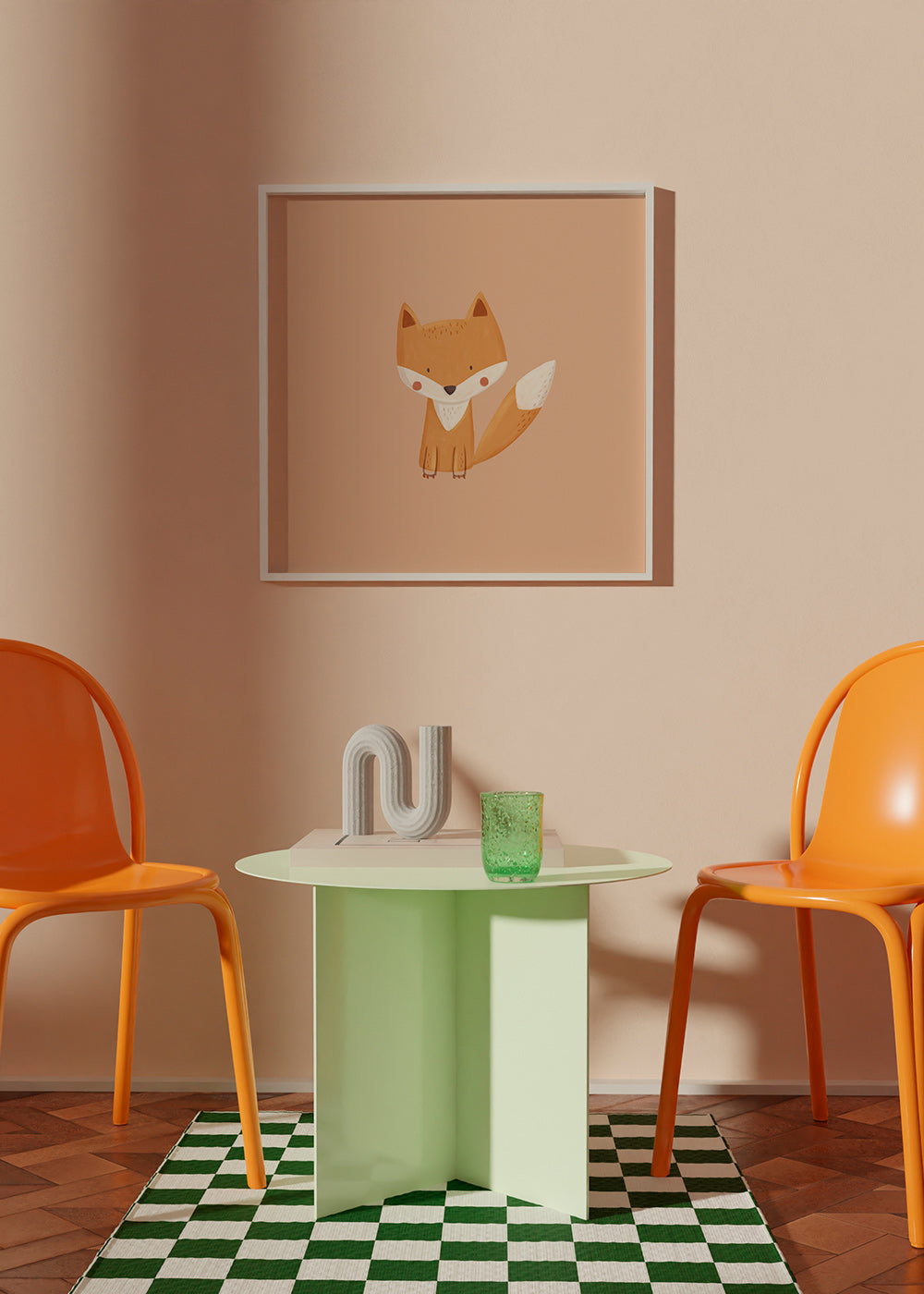 Lámina infantil con zorro simpático – Product1