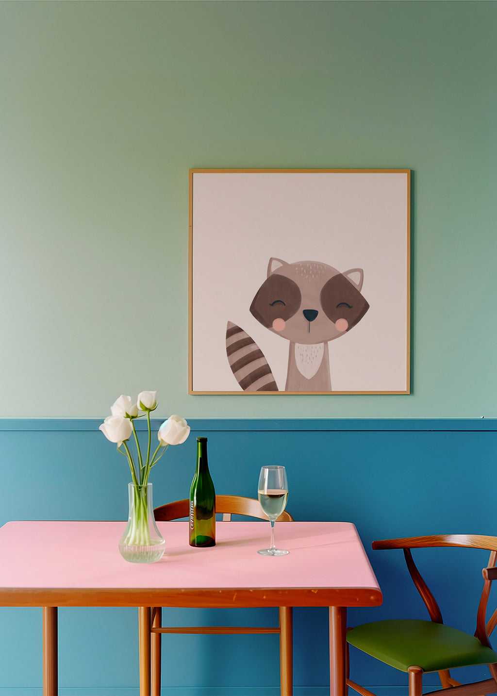 Lámina infantil mapache sonriente – Product3