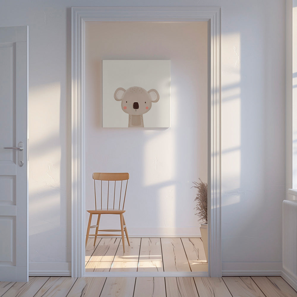 Lámina infantil koala minimalista – Canvas