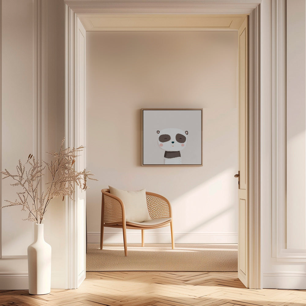 Lámina infantil panda dulce ilustrada – Canvas2