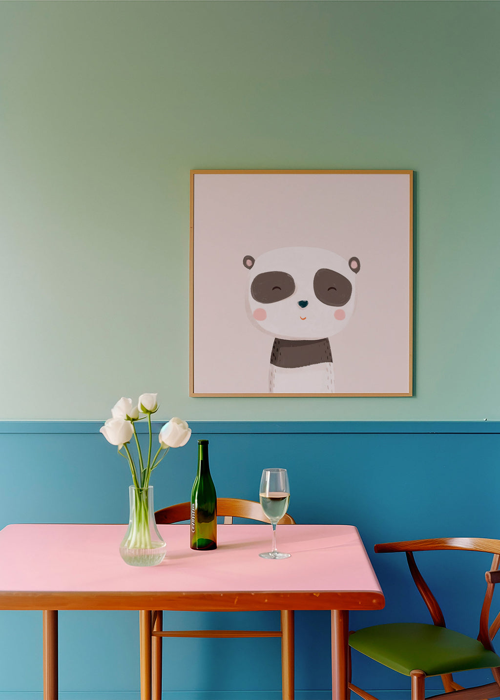 Lámina infantil panda dulce ilustrada – Product3
