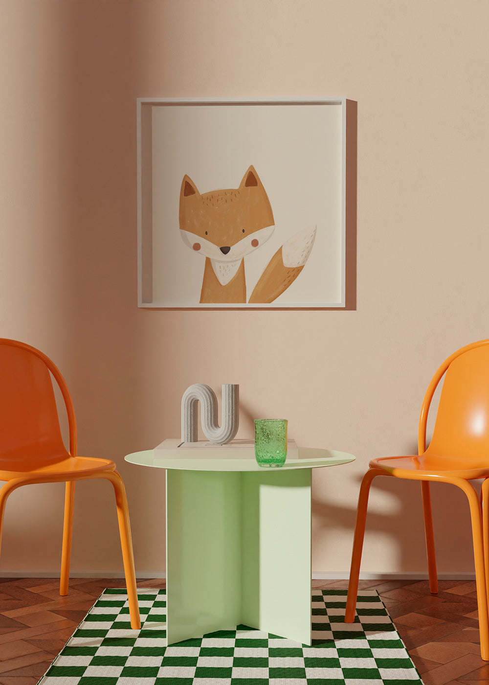 Cuadro zorro ilustrado adorable – Product3