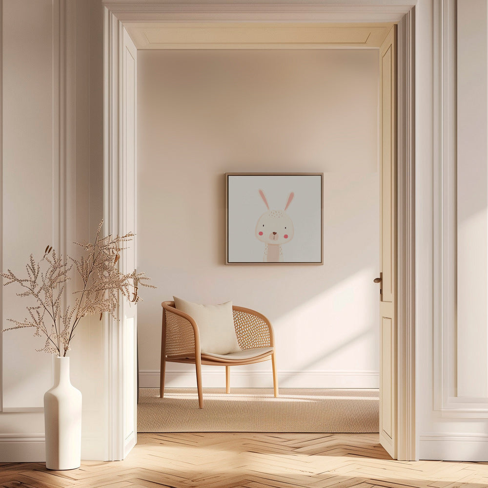 Lámina infantil con conejo tierno – Canvas2