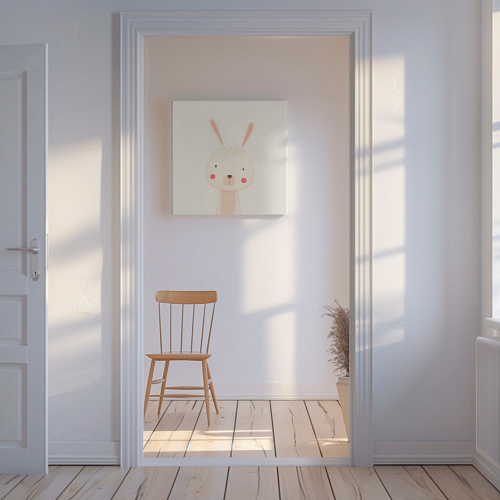 Lámina infantil con conejo tierno – Canvas