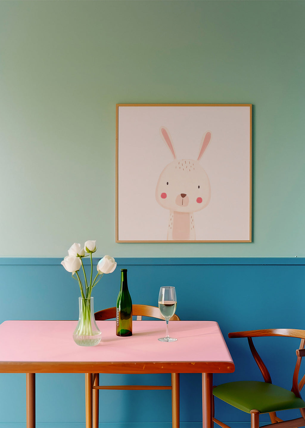 Lámina infantil con conejo tierno – Product2